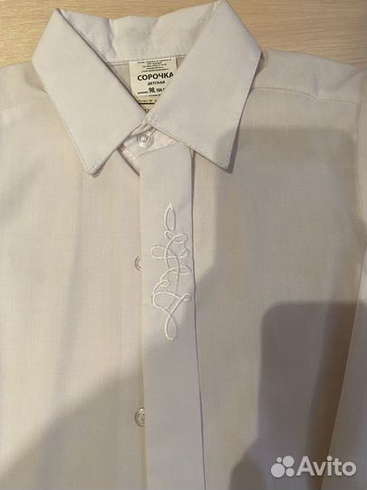Рубашка белая детская