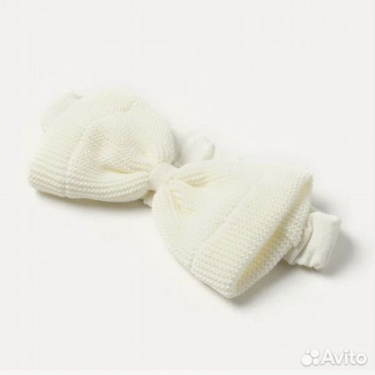 Комплект на выписку вязаный белый