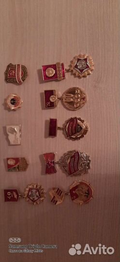 Значки юбилейные из СССР