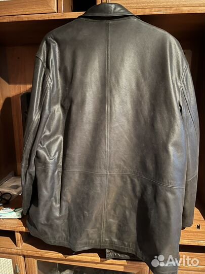 Кожаная куртка утепленная