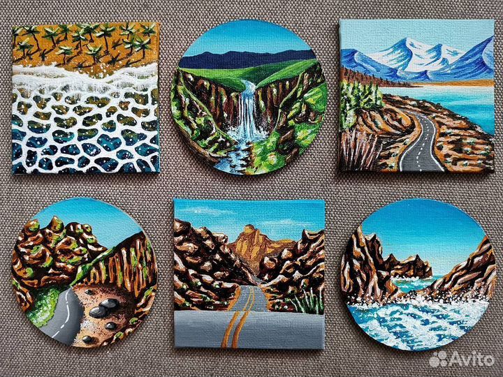 Магниты акрилом на заказ