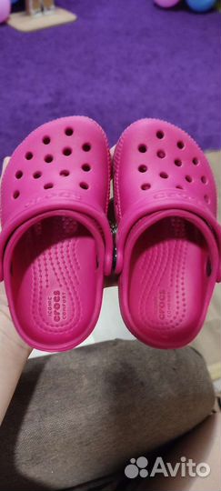 Crocs c7 для девочки 22,5