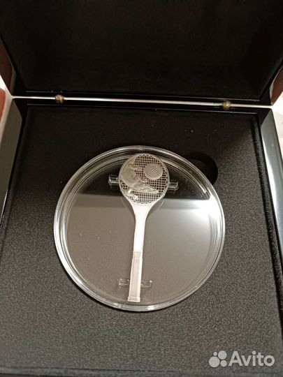 2023 франция Lacoste 100 лет Серебро Теннис пруф