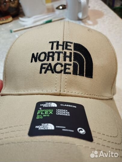 Кепка бейсболка the north face новая бежевая 58 рр