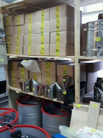 Медогонка 2-х рамочная оцинкованная необоротная