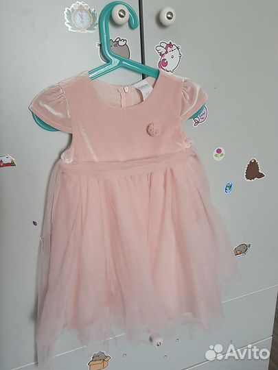 Нарядное платье для девочки, 92