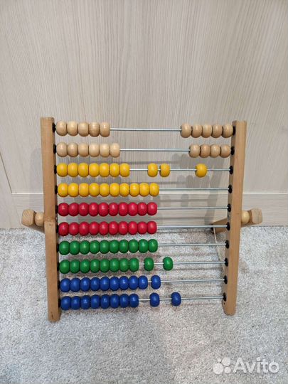 Счёты Икея деревянные