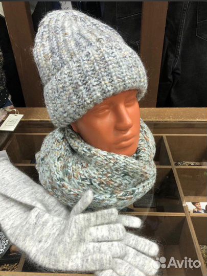 Шапка и шарф комплект новый Каное