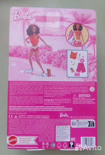 Кукла Barbie Серфингистка шарнирная