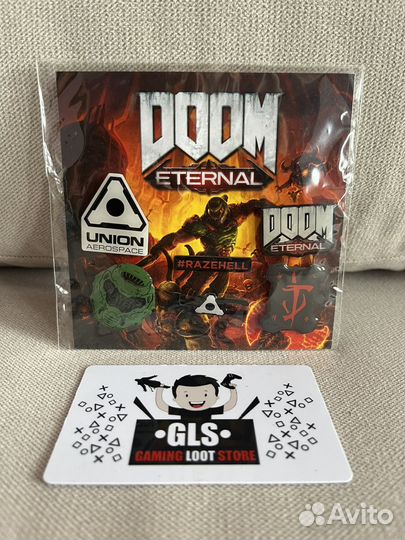 Набор значков Doom Eternal