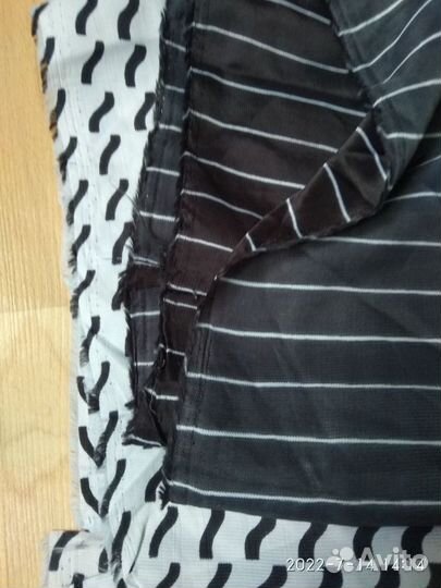 Ткань-шелк в полоски СССР