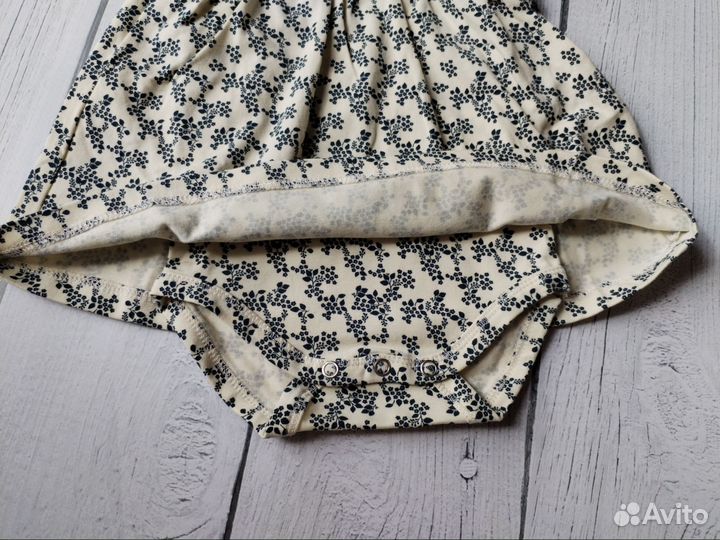 Платье боди для девочки 56 новое Дания