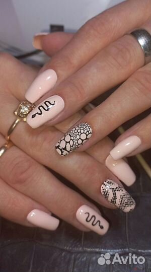 Гель-лак, наращивание ногтей в салоне