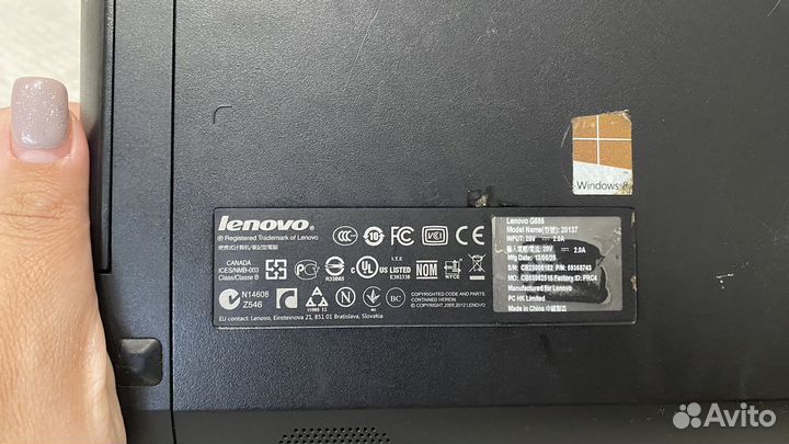 Ноутбук lenovo g585