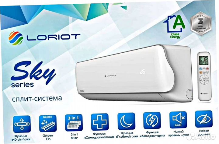 Сплит система новая бу