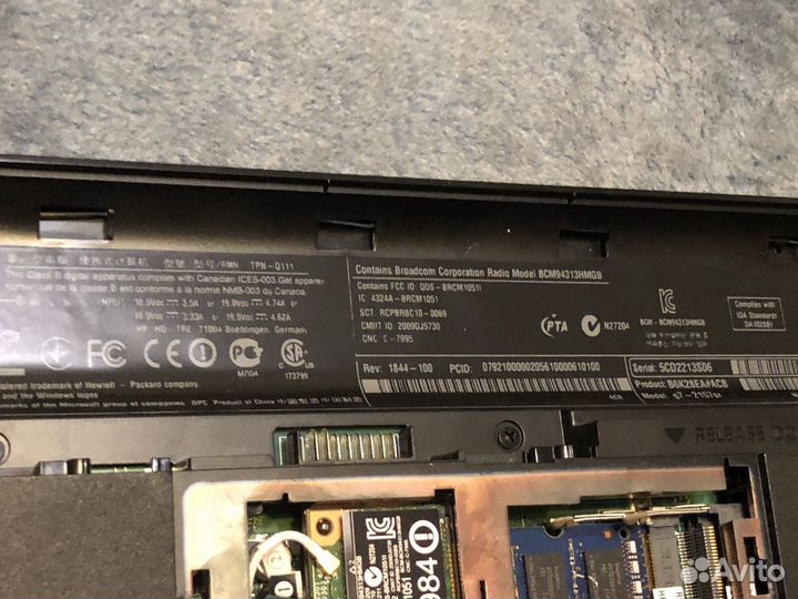 Ноутбук hp pavilion g7