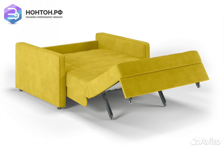 Диван аккордеон Модо горчичный