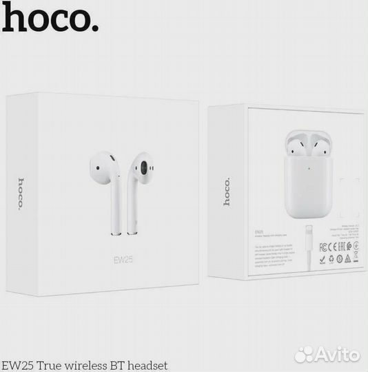 Беспроводные наушники Hoco EW25 airpods оптом