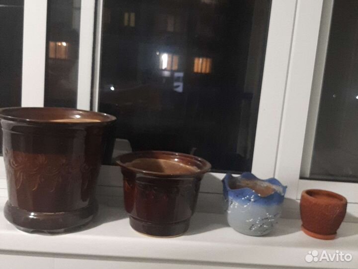 Горшок керамический глазурь