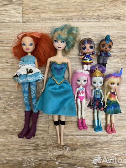 Куклы:Winx, Эльза, Lol, Enchantimals