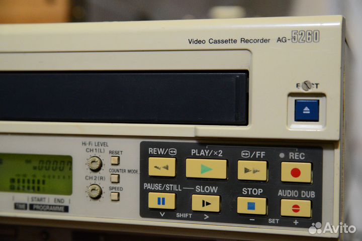 Видеомагнитофон panasonic hi fi стерео AG-5260