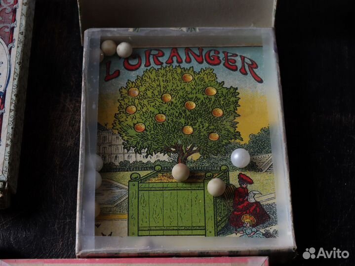 Антикварный набор игр, 1899 г., Франция