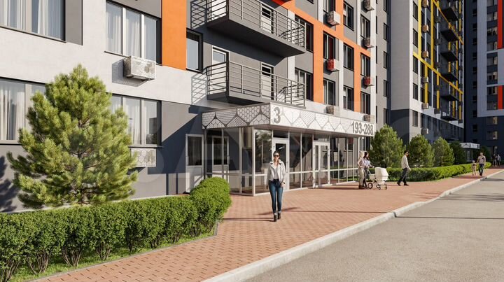 2-к. квартира, 56,7 м², 8/16 эт.