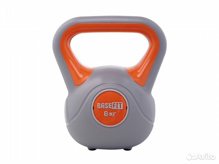 Гиря пластиковая Basefit 8 кг