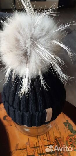 Теплая шапочка на мальчика 54-56