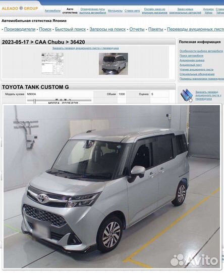 Toyota Tank 1.0 CVT, 2018, 49 750 км
