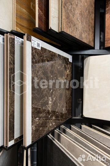 Керамическая плитка Eurotile Ceramica Kamila 821 Dark напольная 49,5x49,5