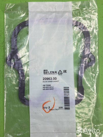 Прокладка клап. крышки EWP 6x/8x/10x \MB OM401-449