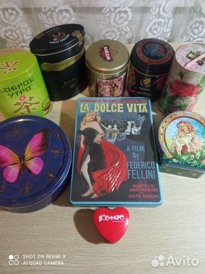 Жестяные банки коробки подарок