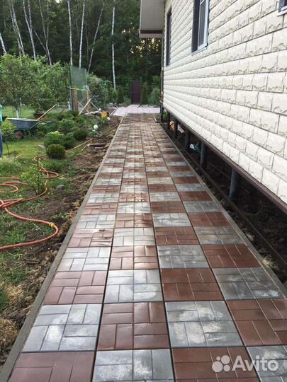 Тротуарная плитка брусчатка