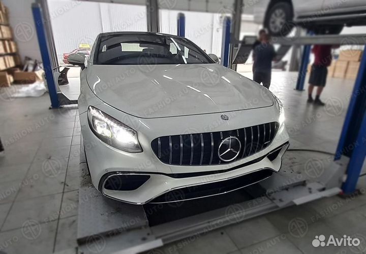 Бампер передний 63 amg mercedes s coupe 217