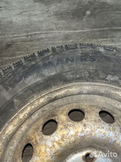 185/65 R15 Nokian Nordman RS2 Зима Штампованные R15 pсd:4x100 ет:48 DIA:54.1