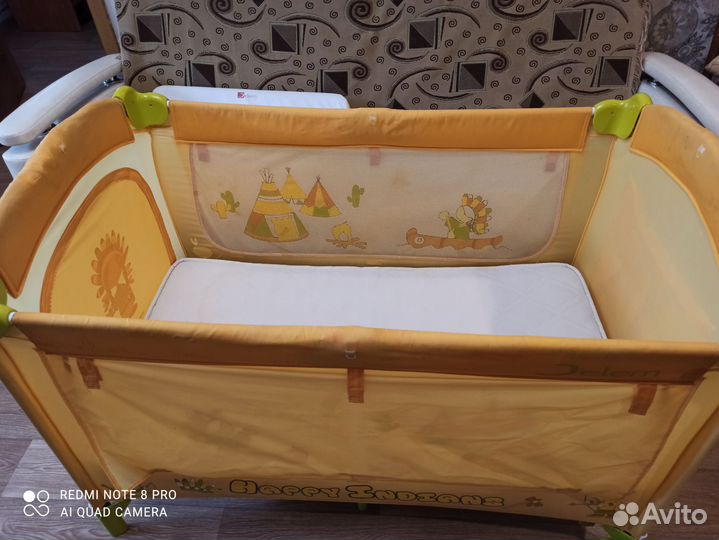 Детская кровать манеж