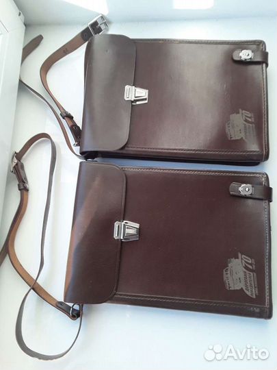 Сумка-планшет офицерская, кожаная
