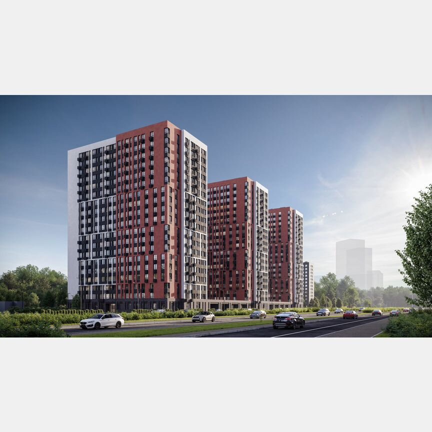 2-к. квартира, 57,7 м², 2/19 эт.