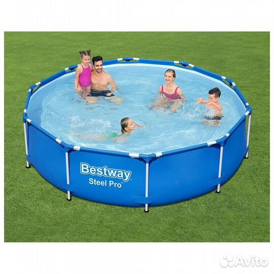 Каркасный бассейн Steel Pro 305х305х76см, 4678л