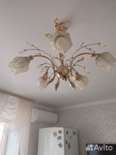 Люстра потолочная подвесная бу