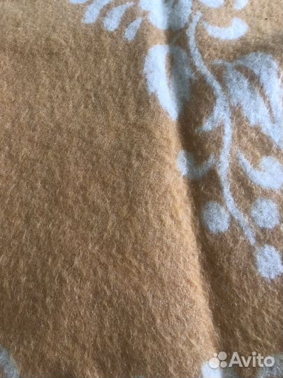 Одеяло шерстяное бу