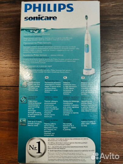 Электрическая зубная щетка philips новая