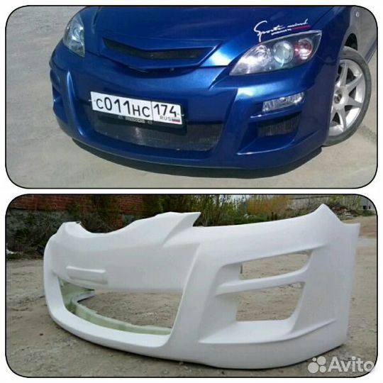 Продам бампер Autoexe на mazda 3 хэтч