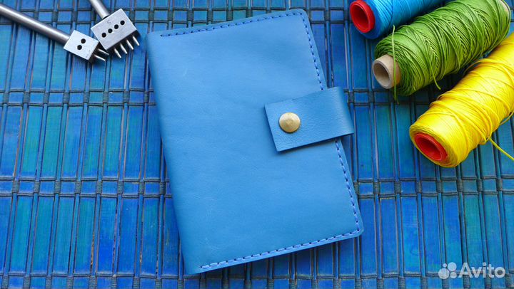 Обложка на документы натуральная кожа