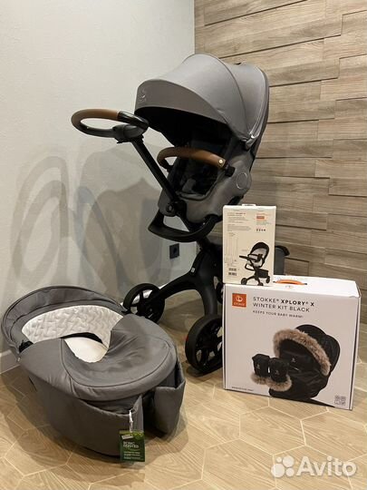 Коляска stokke xplory x 2 в 1
