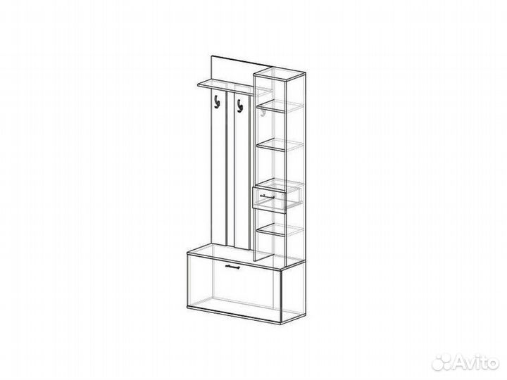 Прихожая Ника вз 910 белая
