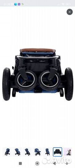 Прогулочная коляска с надувными колёсами