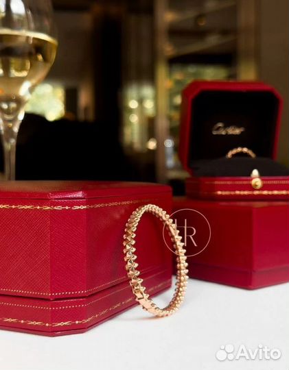 Золотой браслет cartier