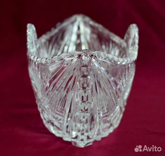 Салатница из хрусталя СССР